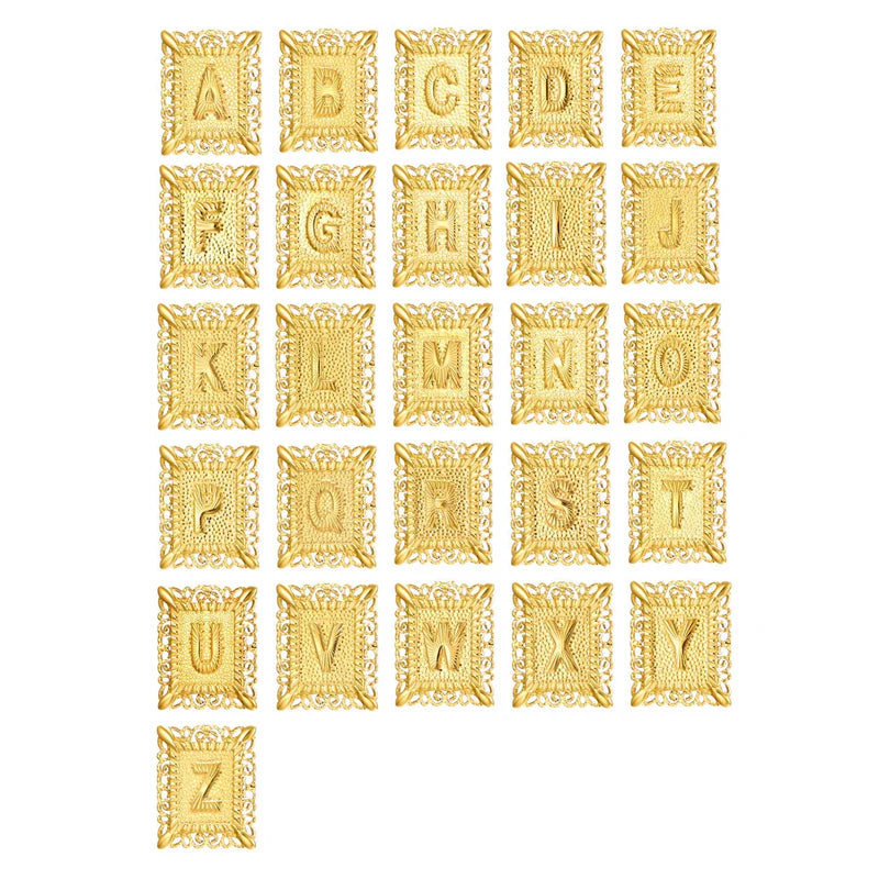 Set di Collane con Iniziali Incrociate | Oro