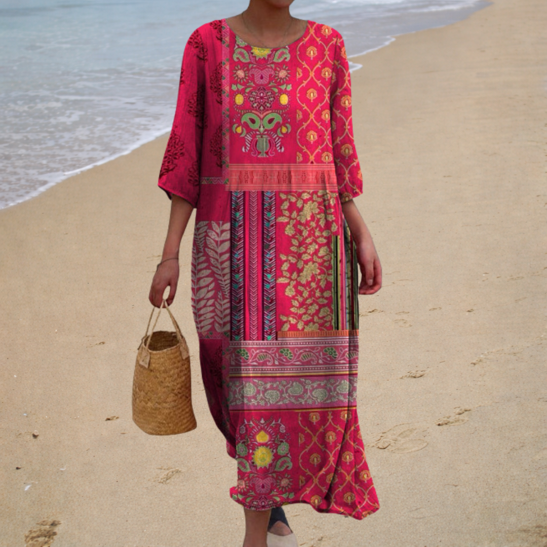 Inès | Abito Lungo Bohemien