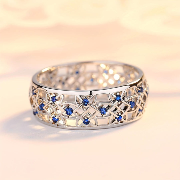 Anello Sogno Filigrana Pietra Blu