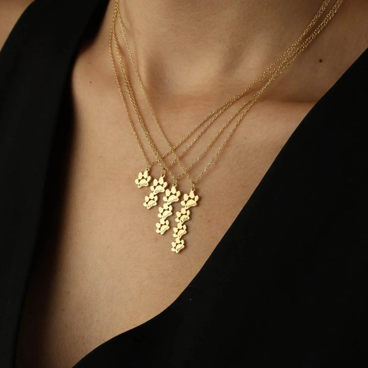 Collana Personalizzata con Nome di Zampa