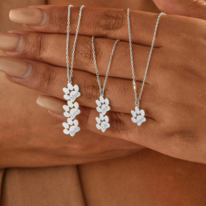Collana Personalizzata con Nome di Zampa