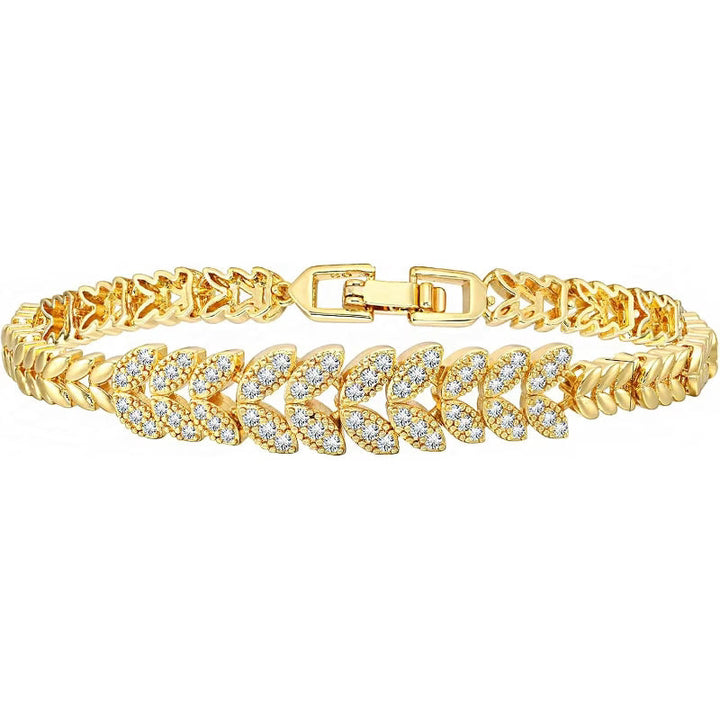 Bracciale Tennis Everleaf | Oro