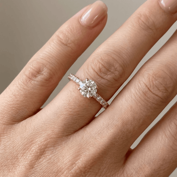 ANELLO PAVÉ IN ZIRCONIA ROSSOGOLD