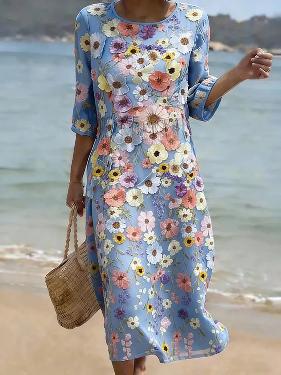 Brooke | Abito Elegante a Fiori