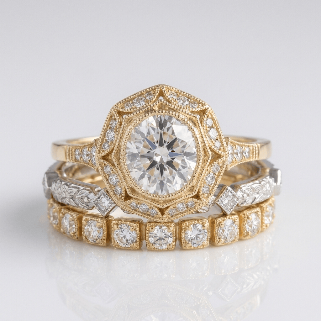ANELLO OVALE FILIGRANA color oro Zirconia