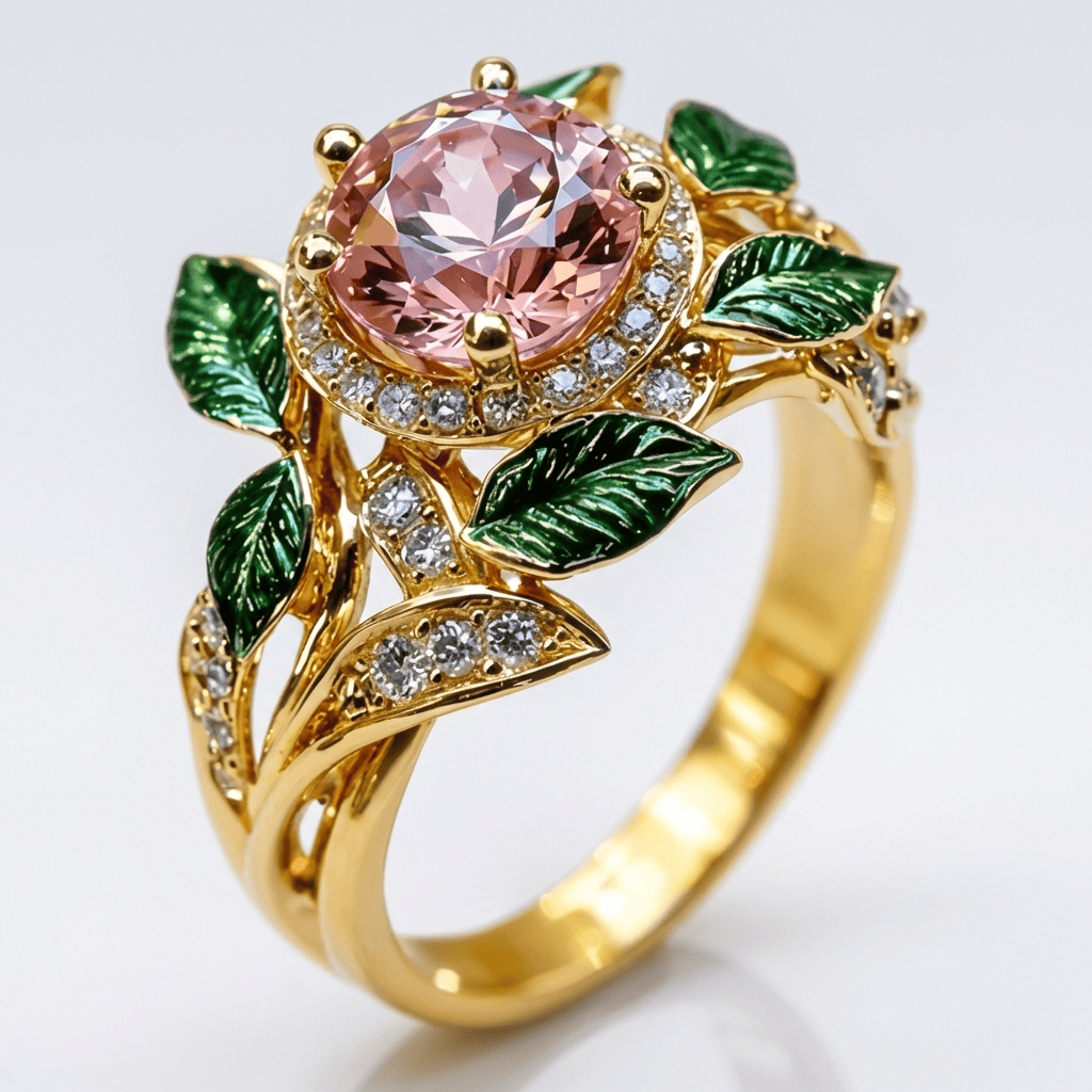 ANELLO DEL GIARDINO INCANTATO D'ORO