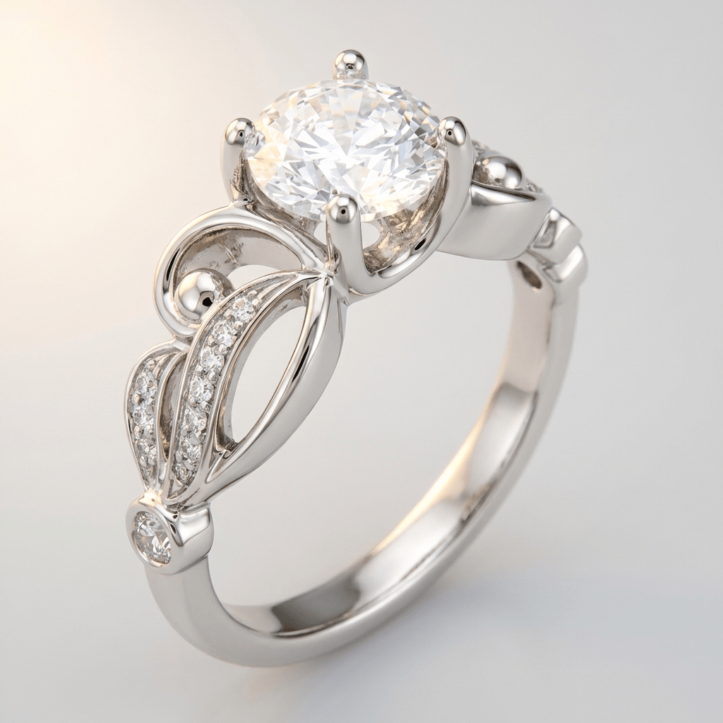 ANELLO D'AMORE INFINITY IN ZIRCONIA ARGENTATA