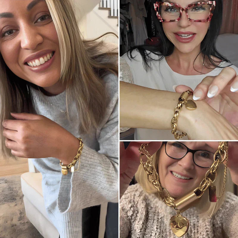 Bracciale Chunky Rassicurante | Oro