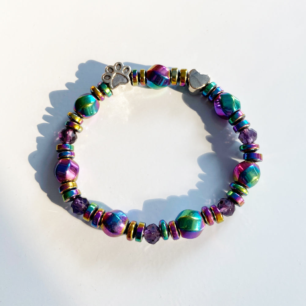 Bracciale Magnetico con Charm a Forma di Zampa