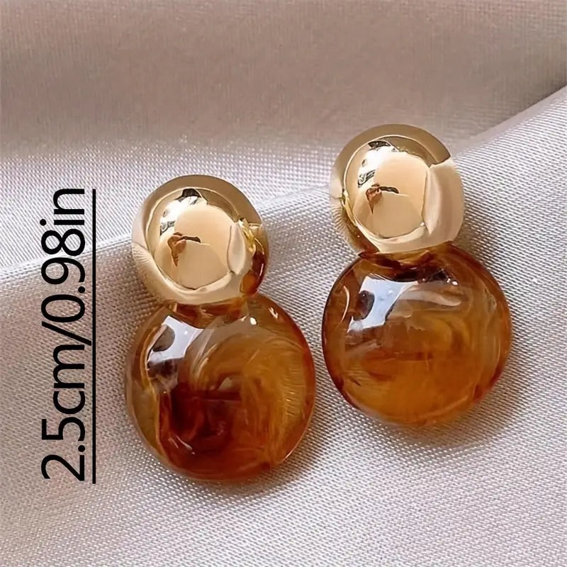 Orecchini a Goccia Aurélie Amber | Oro