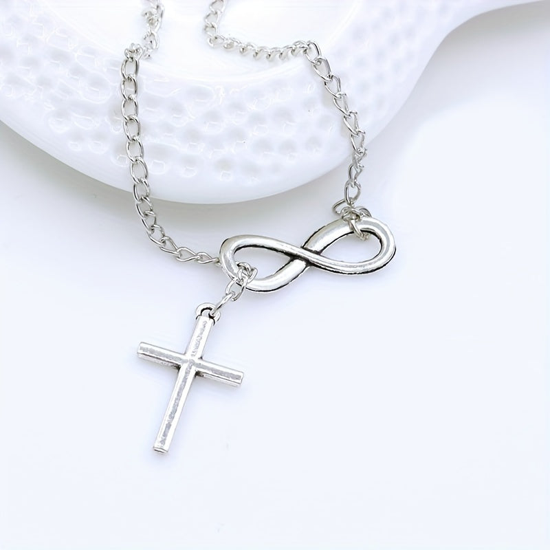 Collana con pendente Croce Eterna | Oro