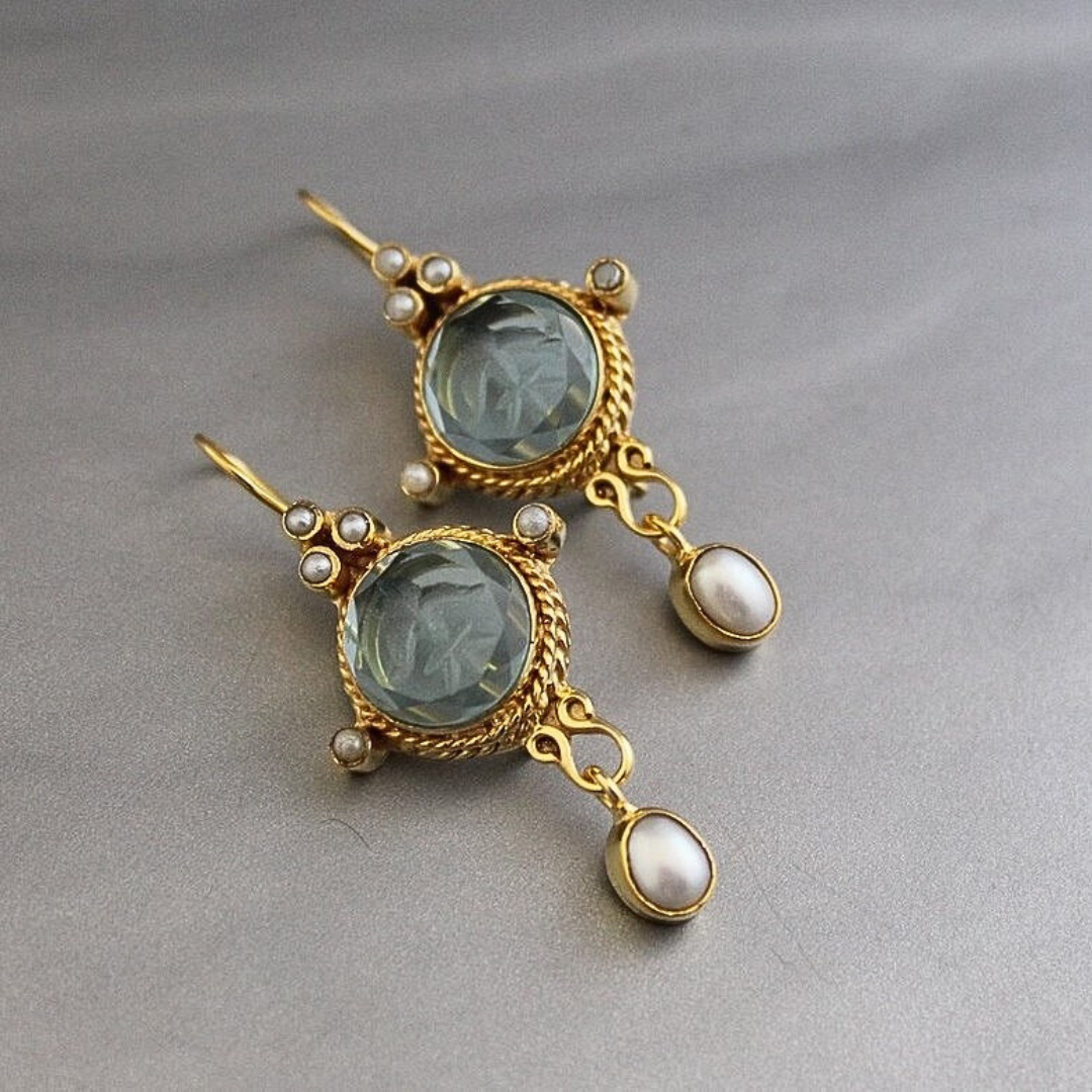Orecchini Vintage in Perle Merena