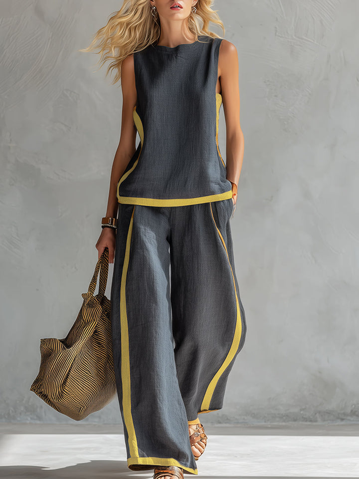 ESSENZIALE - Leila | Set Elegante in Cotone e Lino