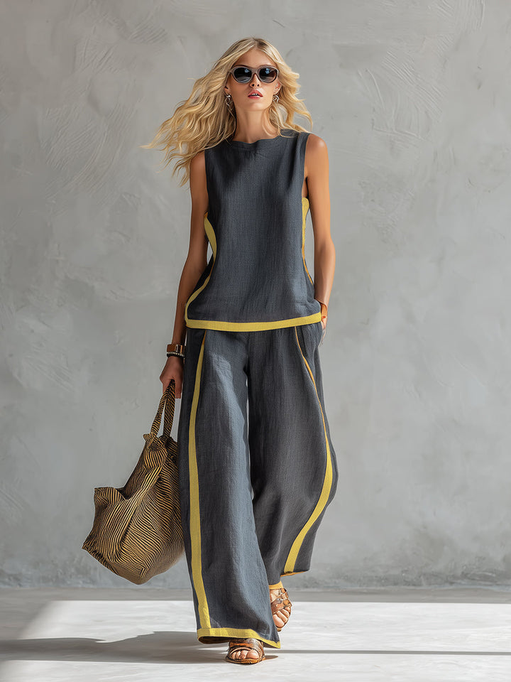 ESSENZIALE - Leila | Set Elegante in Cotone e Lino
