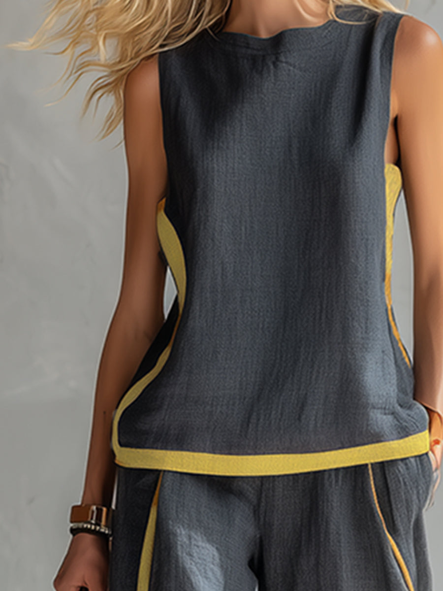 ESSENZIALE - Leila | Set Elegante in Cotone e Lino
