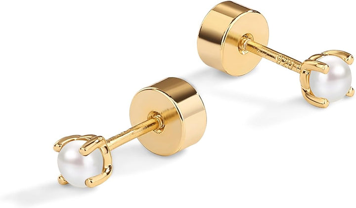 Orecchini a perla delicati | Oro