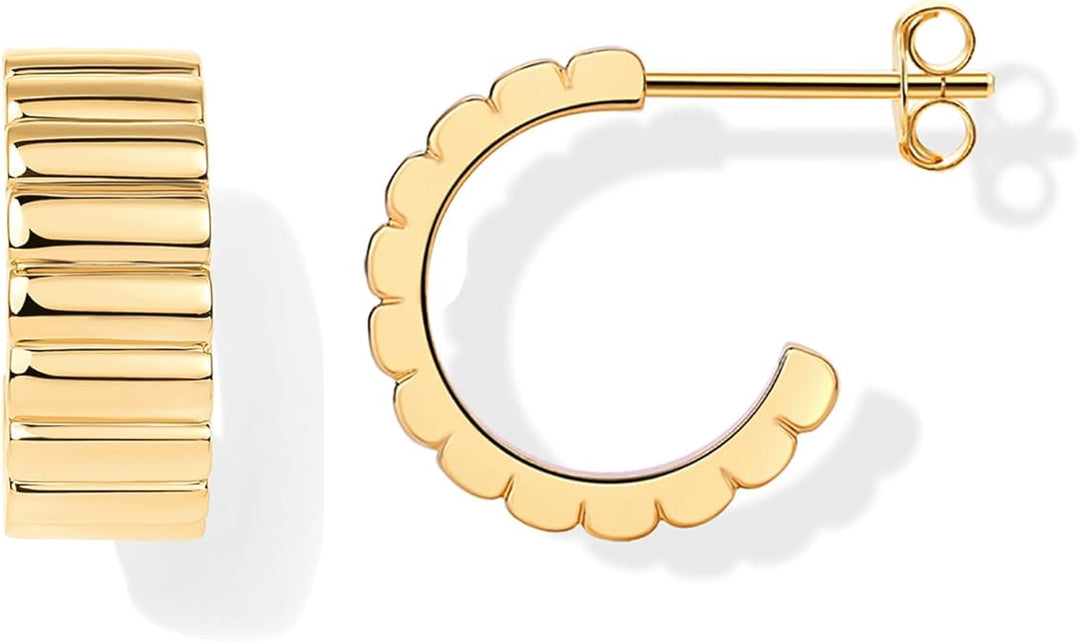 Orecchini Classic Ridge | Oro