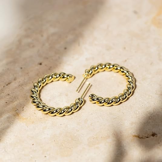 Anelli a Spirale in Cordino | Oro