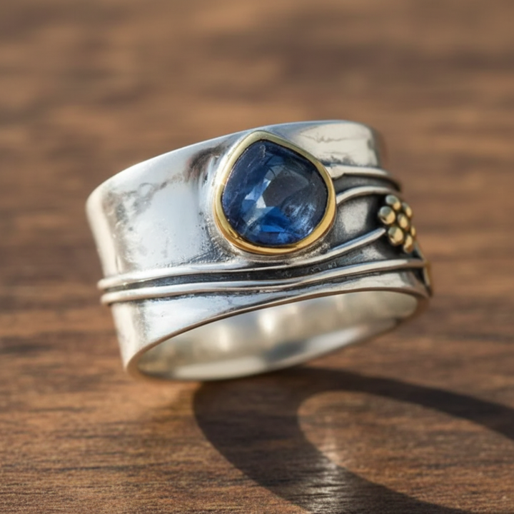 Bree - Anello Meditativo in Gemme Bohemiane