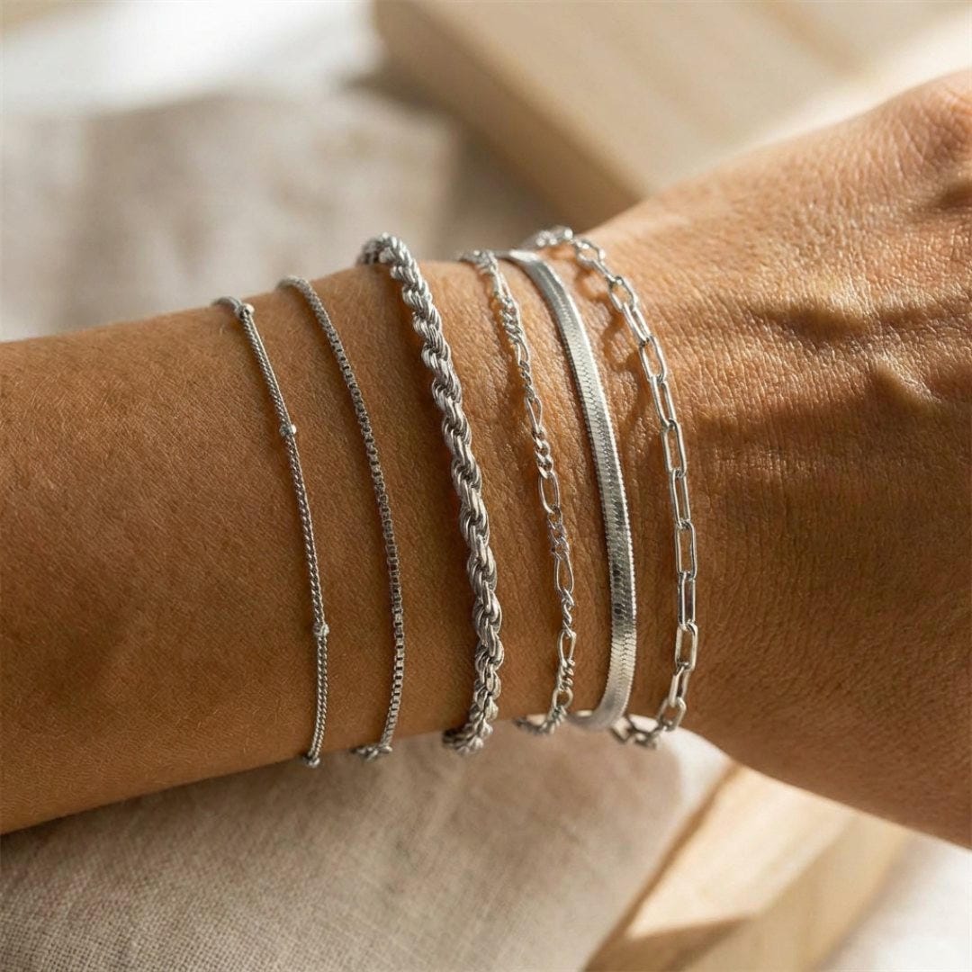 Set di Bracciali Cubani Boho Retro