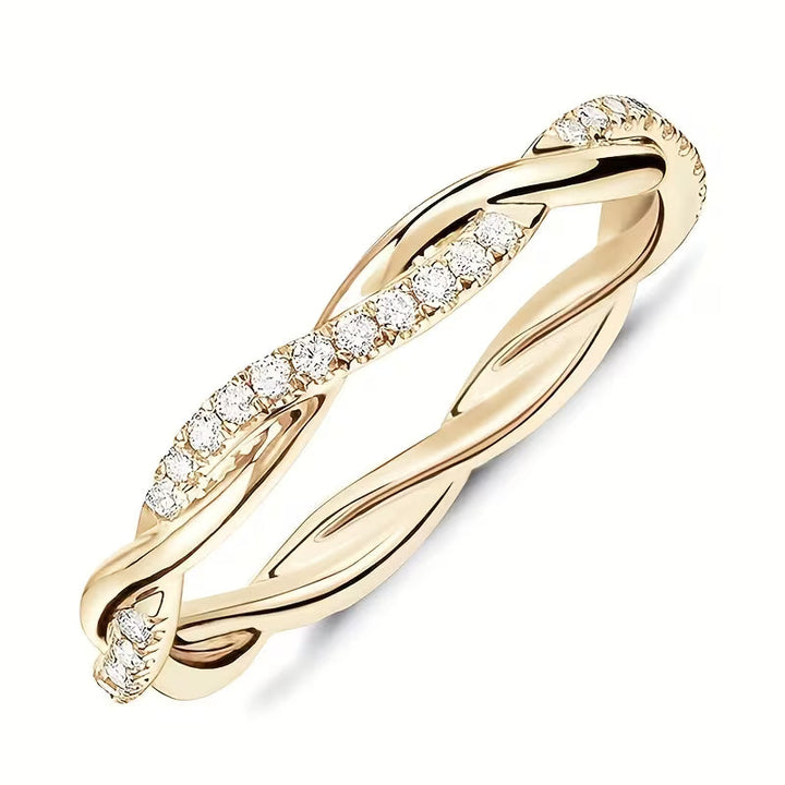 Anello Accento Due Stili | Oro