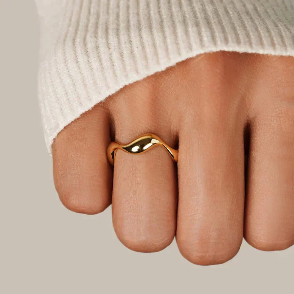 Anello Elyra Smooth Flow | Oro