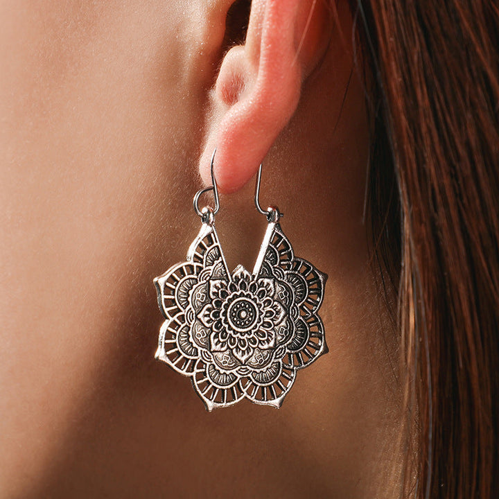 Orecchini Lotus Mandala