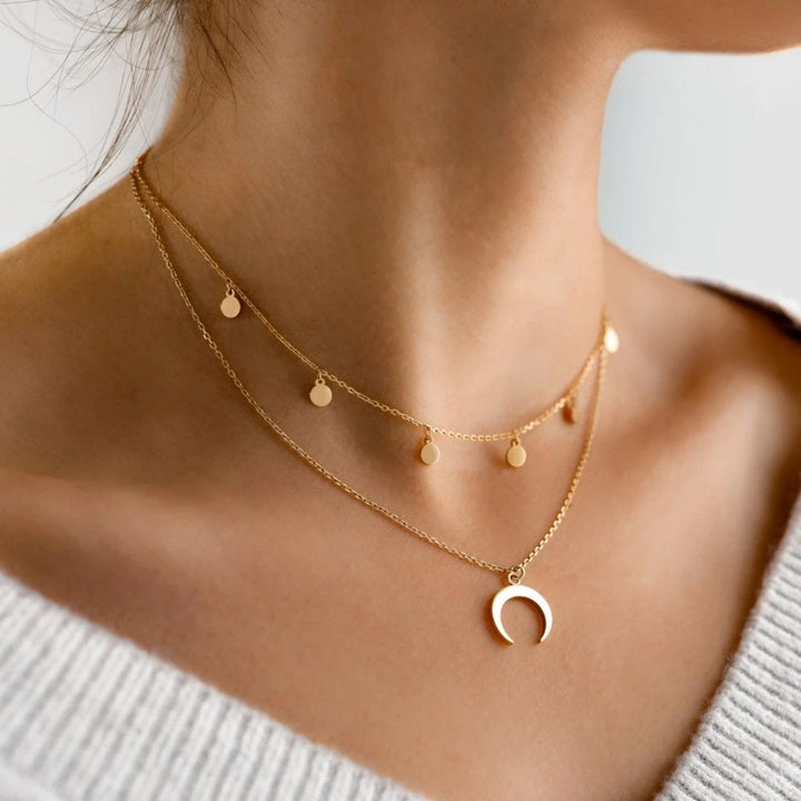 Collana Luna color oro