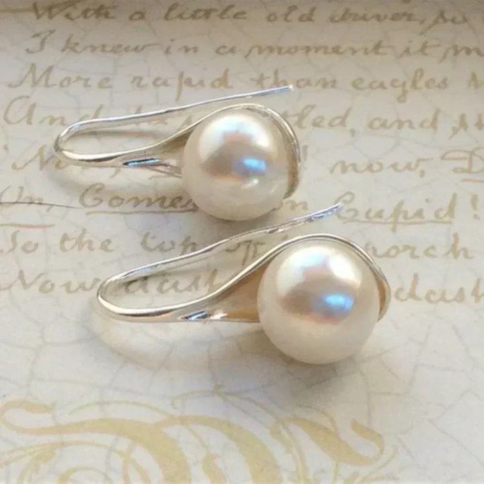 Orecchini Vintage con Perle a Goccia