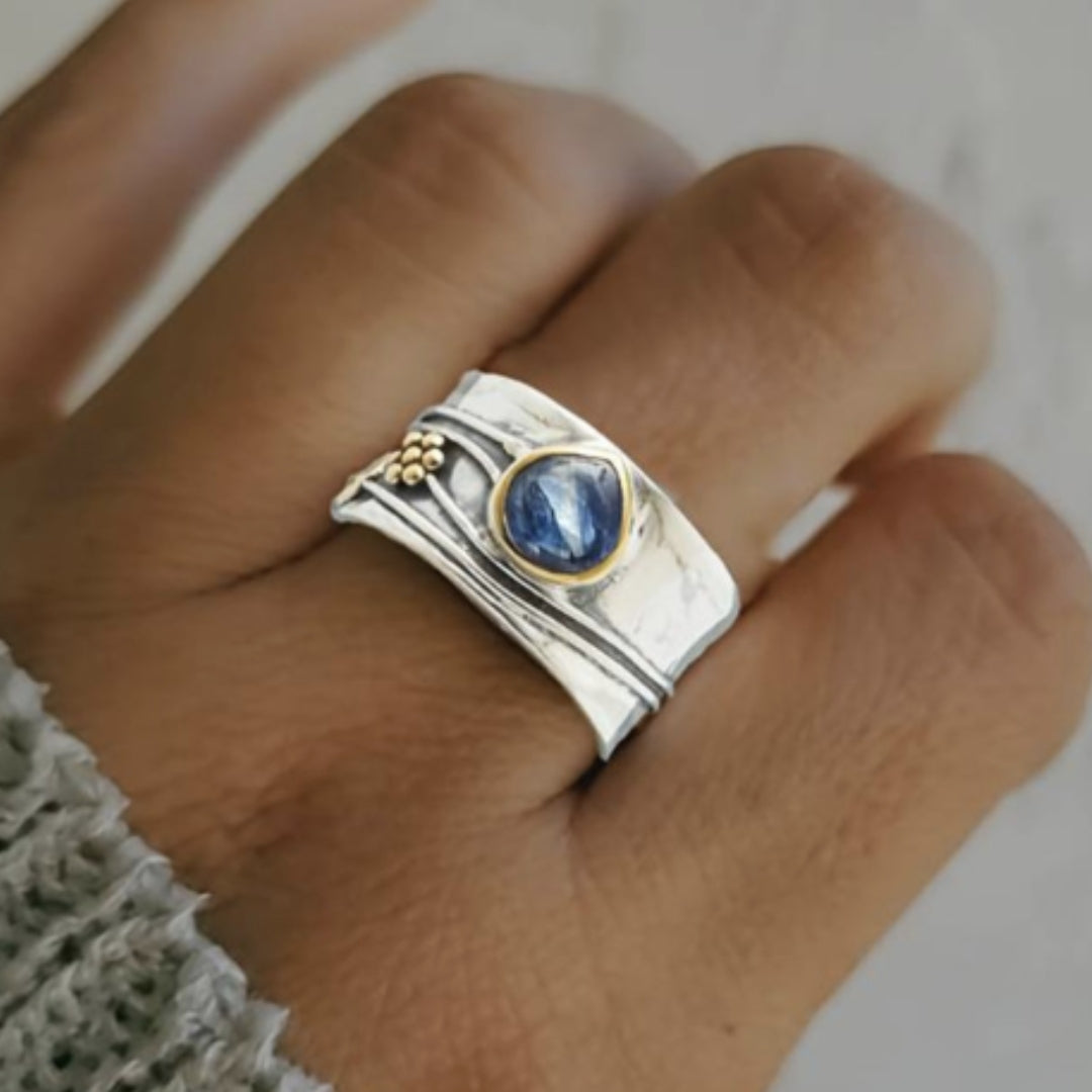 Anello di Meditazione in Gemme Bohemiane