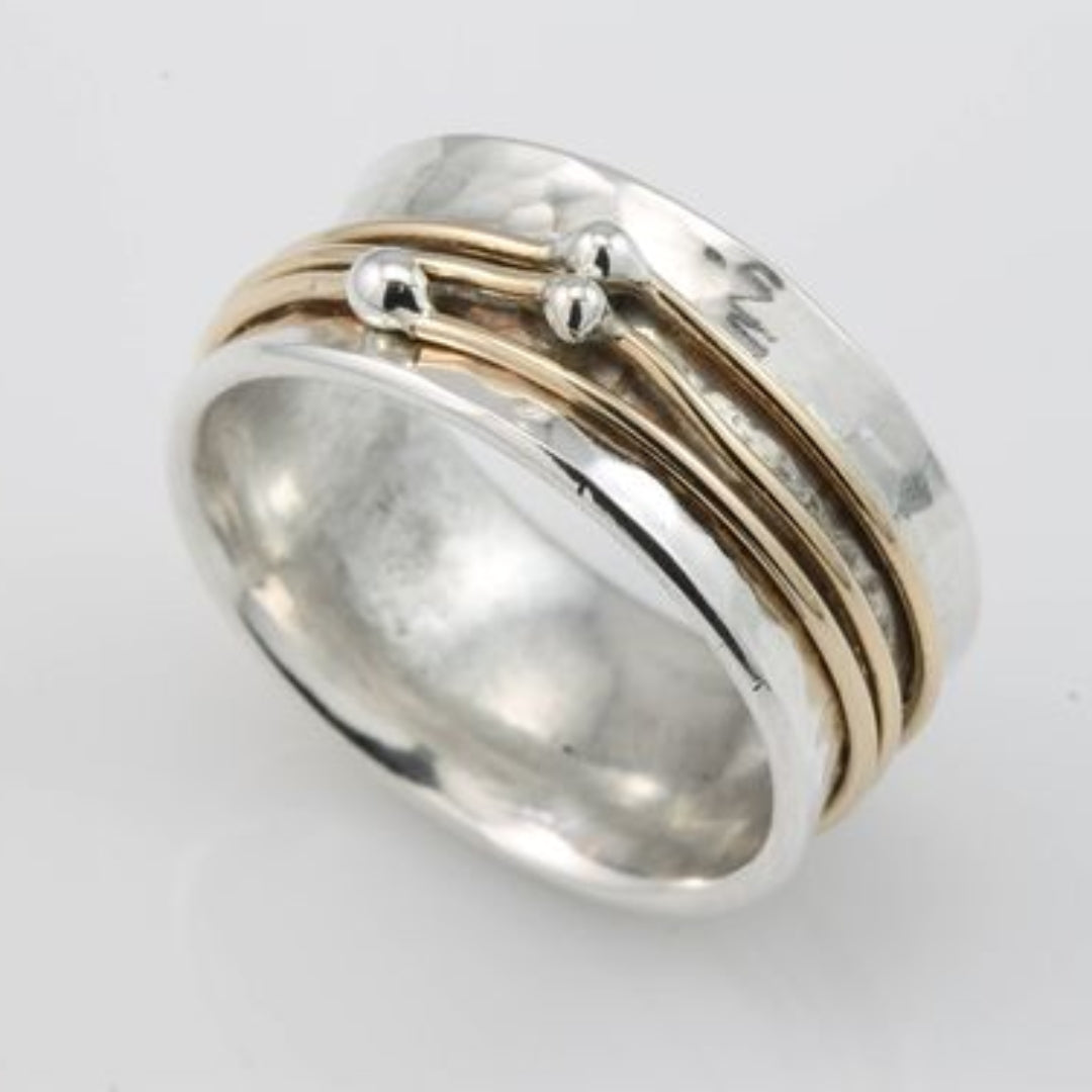 Shine - Anello color argento Stratificato Vintage Oro