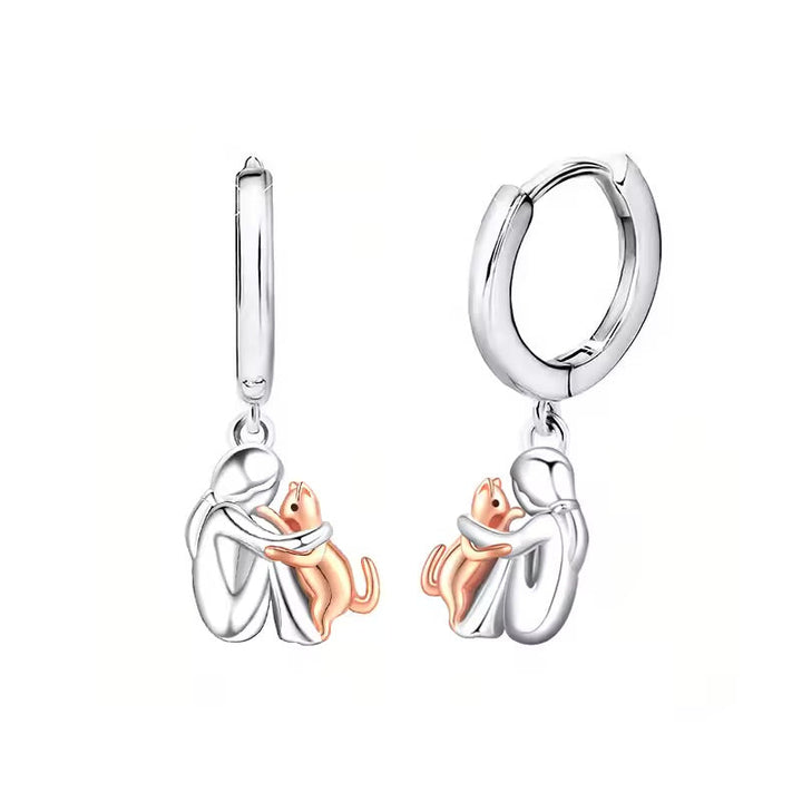 Collana con Ciondolo a Forma di Gatto con Orecchini in Omaggio – Offerta a Tempo Limitato