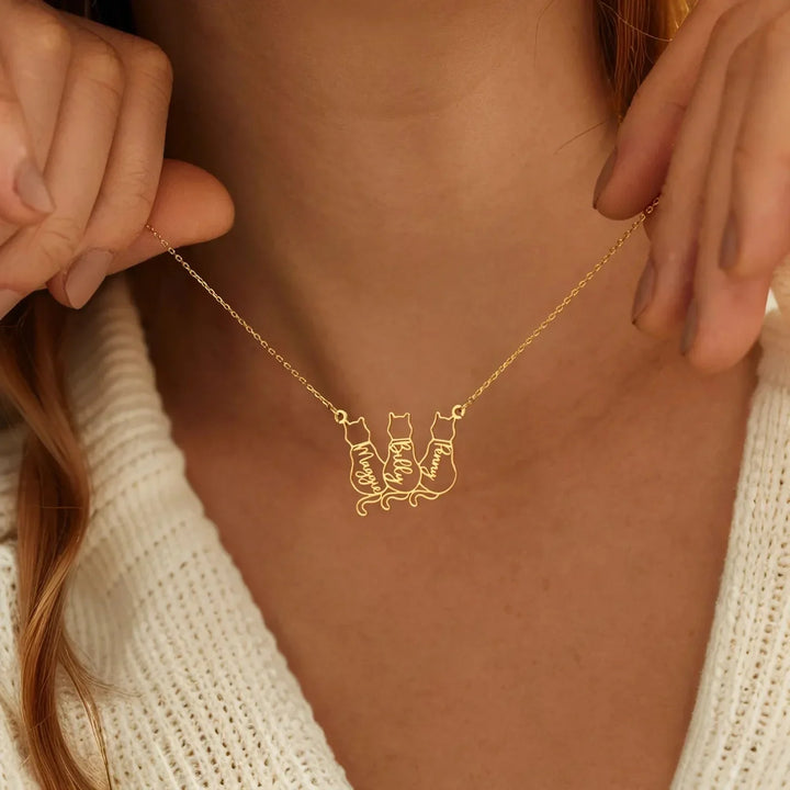 Collana Personalizzata con Nome del Gatto