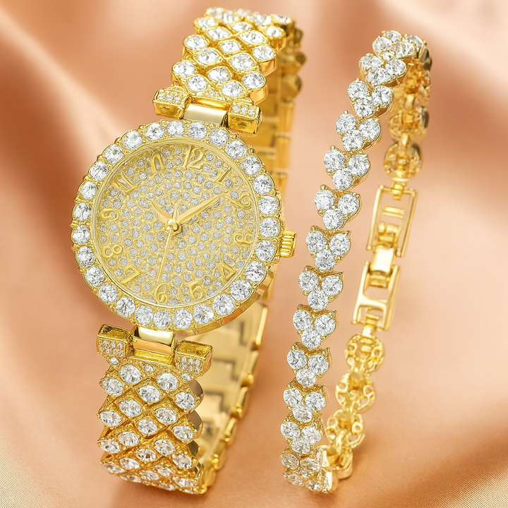 Set Orologio e Bracciale Luxe Radiance Oro | Oro