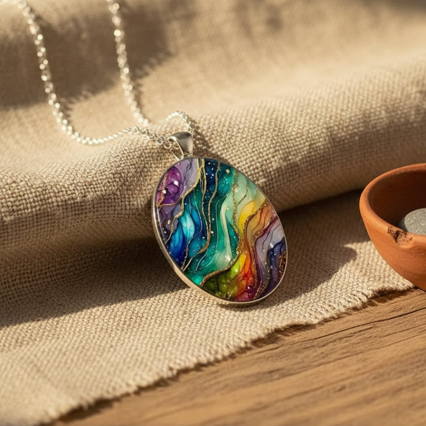 Collana di Pietre Colorate