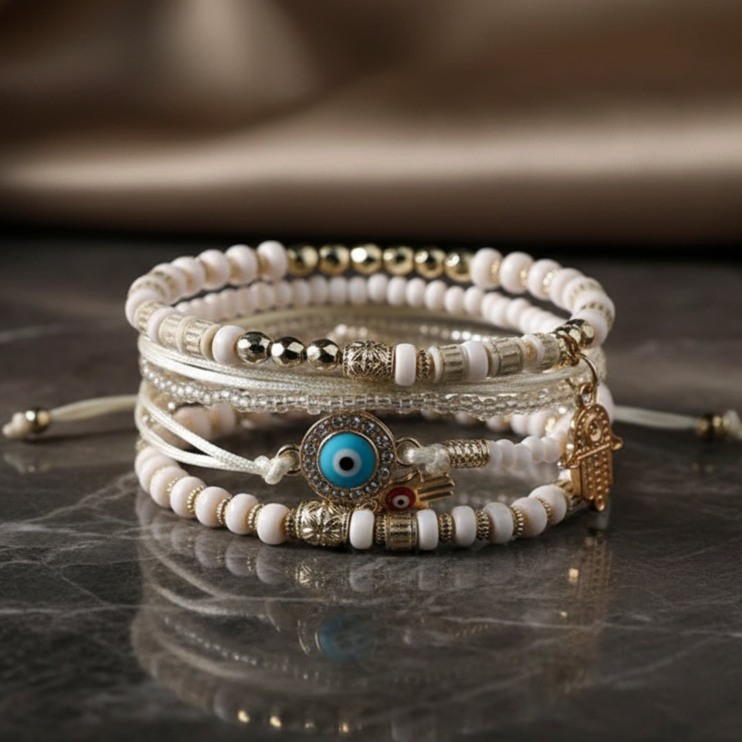 Bracciale Hamsa Bundle
