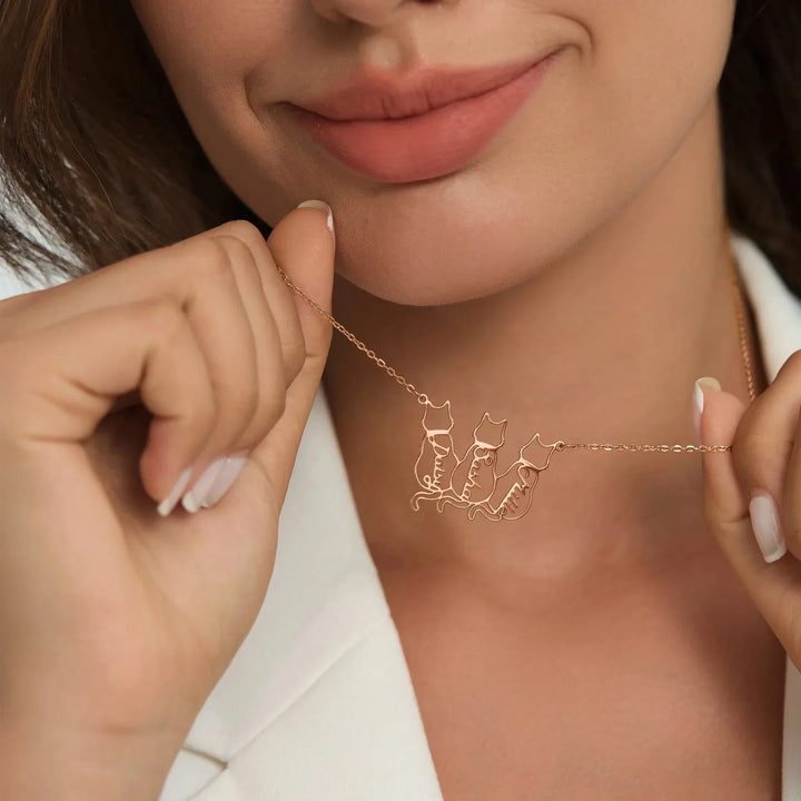 Collana Personalizzata con Nome del Gatto