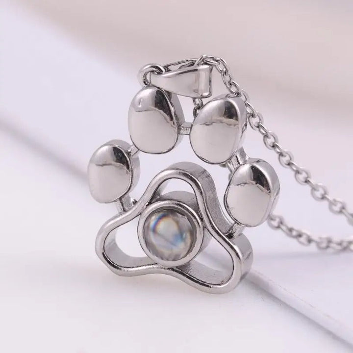 Collana con Proiezione Fotografica Personalizzata a Zampa