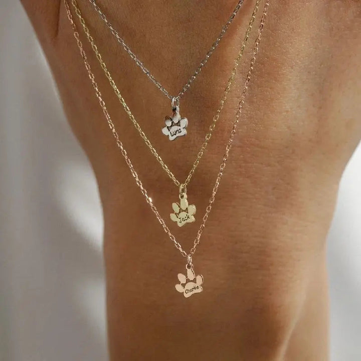 Collana Personalizzata con Nome di Zampa