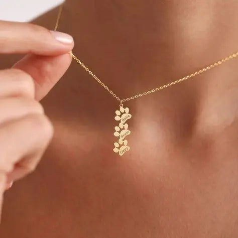 Collana Personalizzata con Nome di Zampa