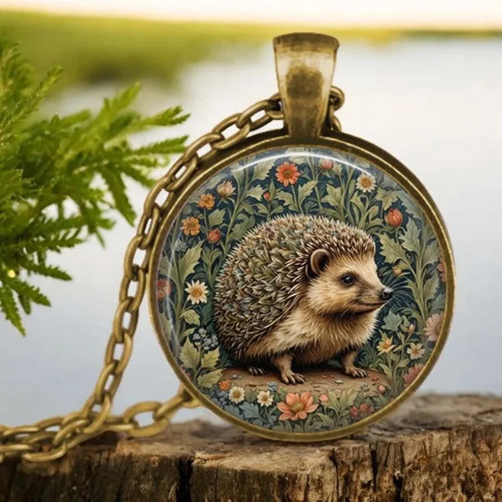 Collana con pendente in vetro Animale Spirito della Foresta