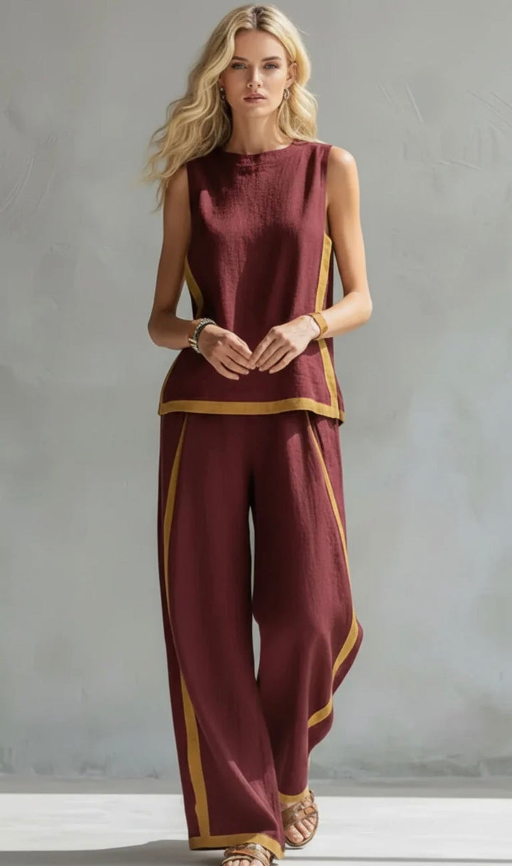 ESSENZIALE - Leila | Set Elegante in Cotone e Lino