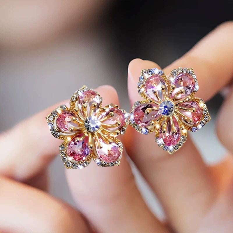 Orecchini in Zirconia Multicolore color argento