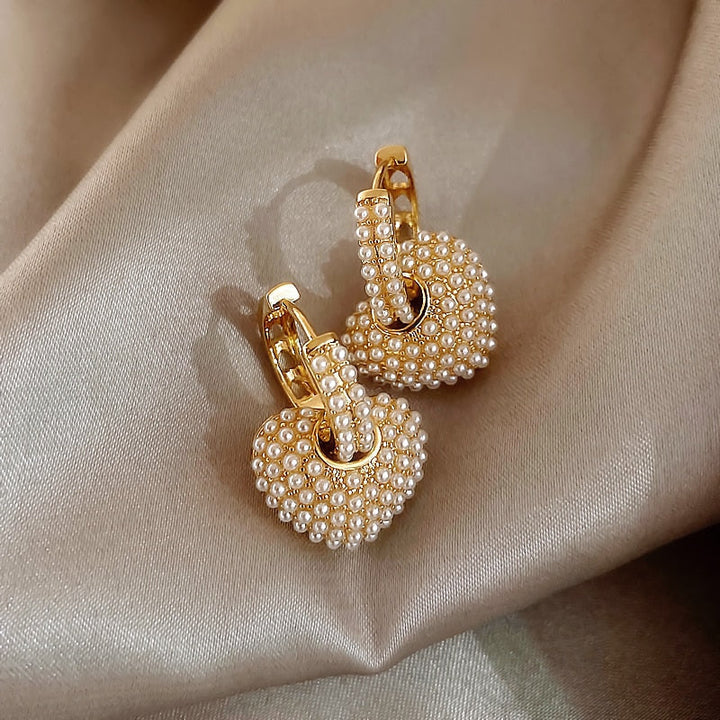 Orecchini Perla d'Amore color oro