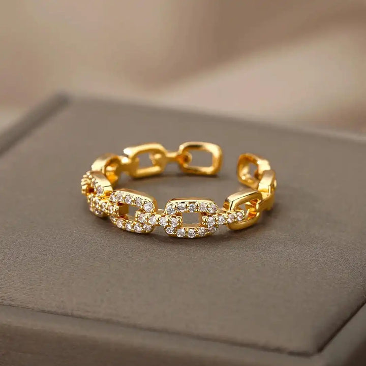 Anello Regolabile in Catena Link Verona