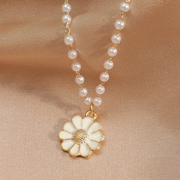 Ciondolo Daisy con Perle