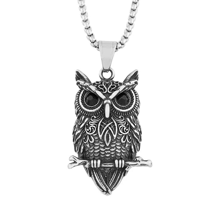 Collana con Pendente Gufo Vintage