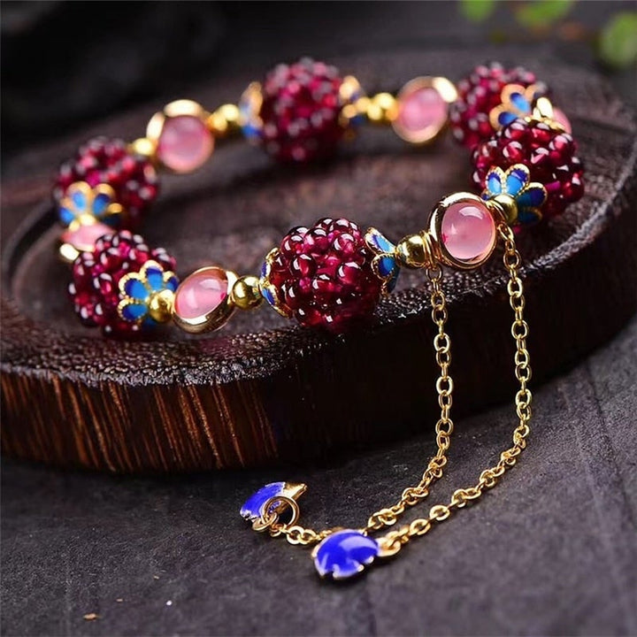 Bracciale in Pietra Naturale con Bacche