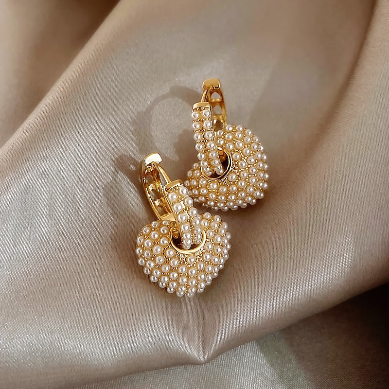 Orecchini Perla d'Amore color oro