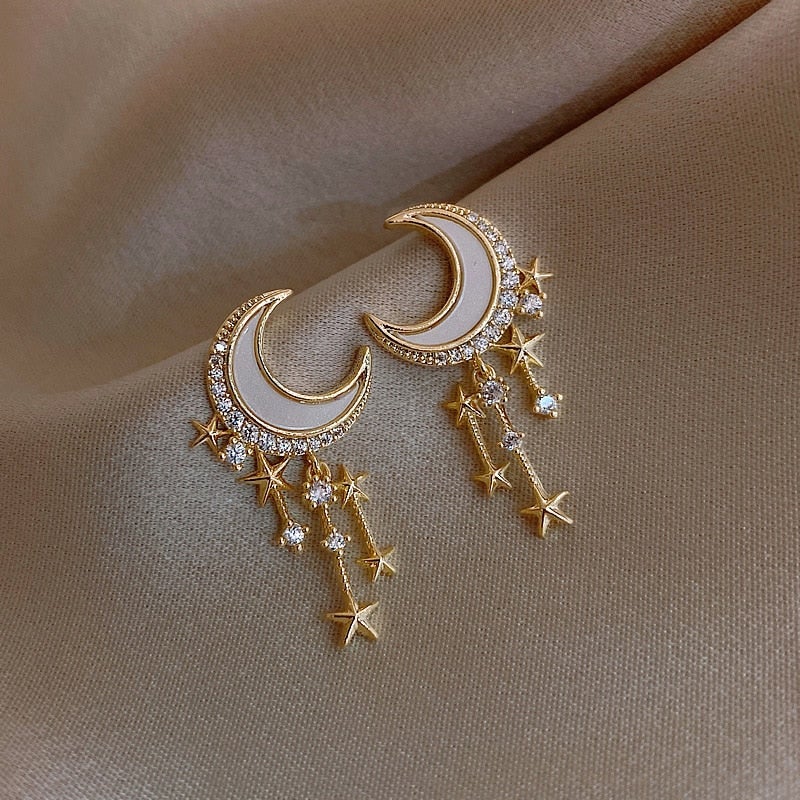 Orecchini Luxury Moon Shine